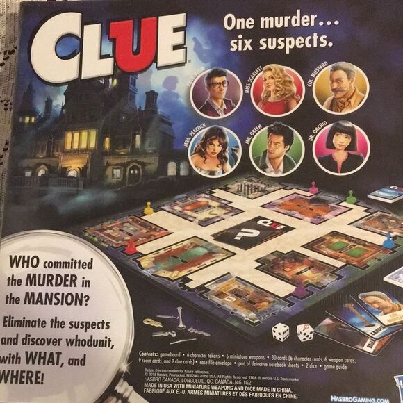 Hasbro Clue Classic Mystery Game - Multicolor - Picture 2 of 3